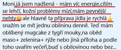 Originální zpráva účastnice 2