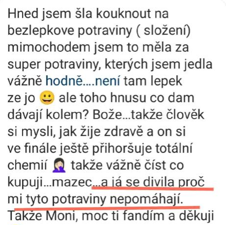 Originální zpráva účastnice 5
